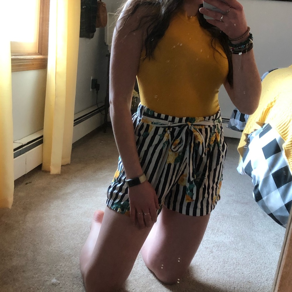 Yellow body suit